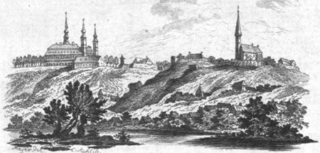 Hradné návršie v roku 1780